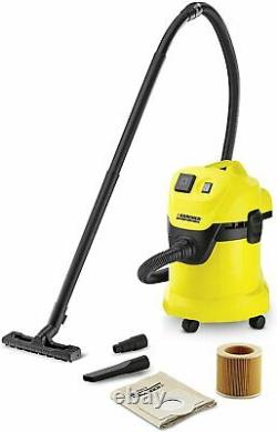 Wet & Dry Vacuum Cleaner 1000W Motor 2 Meter Hose Industrial Office Home