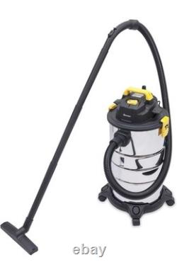 Wet & Dry Vacuum Cleaner 30L with Push Clean Filter 240V L Class Industrial Dust