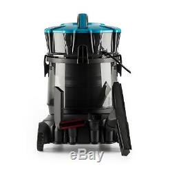 Wet Dry Vacuum Cleaner Industrial Shop Vac Bagless HEPA filter 25 L Blue1200 W