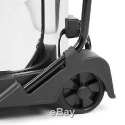 Wet Dry Vacuum Cleaner Industrial Vac Commercial Stainless Steel IP44 100L 2400W