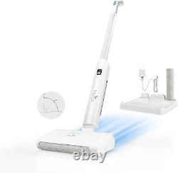Wet Dry Vacuum Cleaner Mop Cordless, Upgraded Electric Mop, Quiet