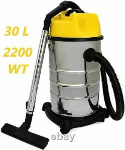 Wet & Dry Vacuum Cleaner Water Dirt Blower Industrial Class 30Liter 2200WT
