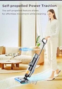 Wet Dry Vacuum Cleaner Wireless with Edge, Self-Cleaning Function