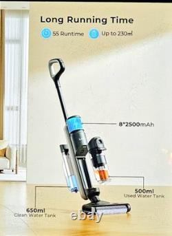 Wet Dry Vacuum Cleaner Wireless with Edge, Self-Cleaning Function