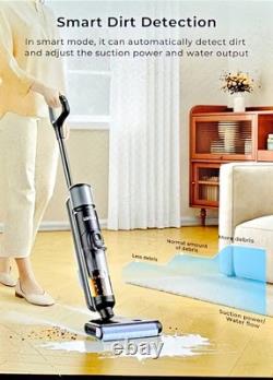 Wet Dry Vacuum Cleaner Wireless with Edge, Self-Cleaning Function