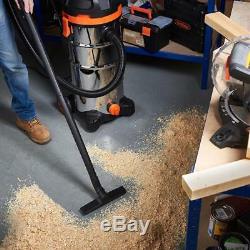 Wet & Dry Vacuum Large 45L Heavy Duty Cleaning Vac Dirt Dust Carpet Cleaner