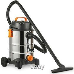 Wet and Dry Hoover Vacuum Cleaner 30L 1250W Bagless Water & Dirt Blower Function