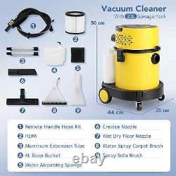 Wet and Dry Vacuum Cleaner 1200W Power Upholstery Cleaner Machine