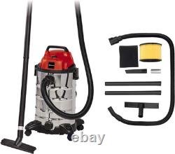 Wet and Dry Vacuum Cleaner 30L Stainless Steel Tank with Blow Function 1500W