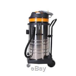 Wet and Dry Vacuum Vac Cleaner Industrial 80L 3000W 220v-240v Stainless Pop