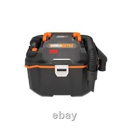 Worx 20V Cordless Brushless Compact Wet Dry Vacuum Cleaner, Blower, without Batt