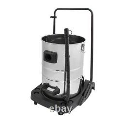 Yavolo Industrial Vacuum Cleaner 80L Wet & Dry 3000W Hoover, Stainless Steel